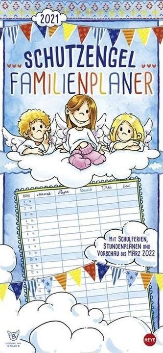 Schutzengel Familienplaner Kalender 2021