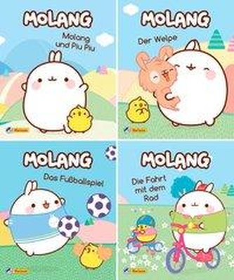 Nelson Mini-Bücher: 4er Molang 1-4