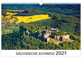 Sächsische Schweiz 2021 Kalendarium weiß 45x30cm