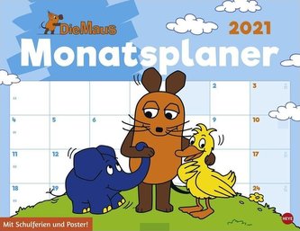 Die Maus Monatsplaner - Kalender 2021
