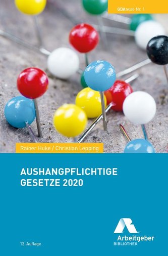 Aushangpflichtige Gesetze 2020