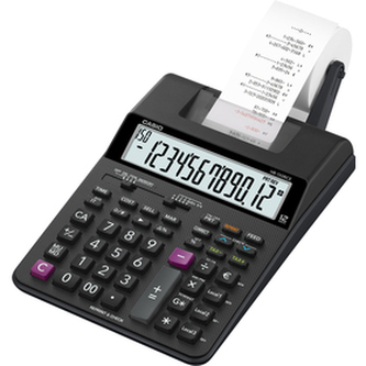 Kalkulačka s tiskem "HR-150RCE", 12místná, 2 barvy tisku, CASIO Kalkulačka s tiskem "HR-150RCE", 12místná, 2 barvy tisku, CASIO