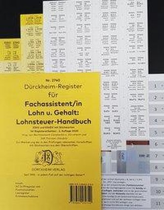 DürckheimRegister® BMF-Lohnsteuerhandbuch/EStG. Fachassistent Lohn und Gehalt (2020)