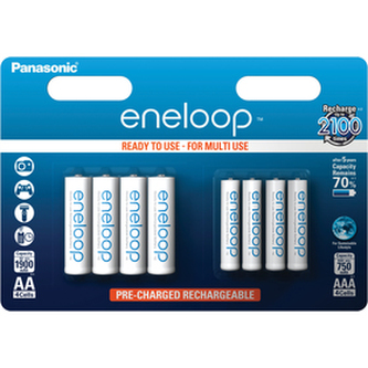 Baterie PANASONIC-ENELOOP HR6 1900mAh + HR03 750mAh