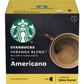Kávové kapsle "Veranda Blend Americano", 12ks, STARBUCKS by Dolce Gusto