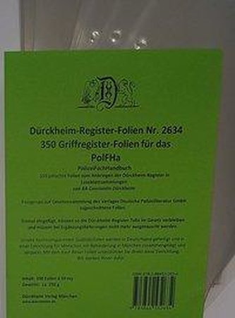 350 DürckheimRegister®-FOLIEN für das PolFHa