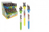 Propiska 19cm Krtek 3v1 s razítkem s bublifukem 3 barvy