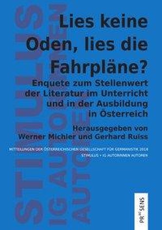 Lies keine Oden, lies die Fahrpläne?
