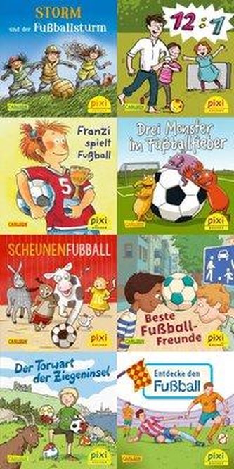 Pixi-Bundle 8er Serie 267: Pixi spielt Fußball (8x1 Exemplar) Pixi-Bundle 8er Serie 267: Pixi spielt Fußball (8x1 Exemplar)