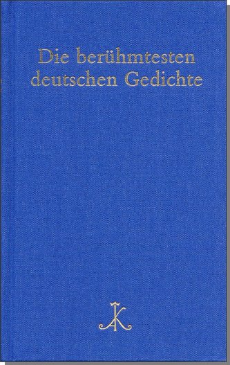 Die berühmtesten deutschen Gedichte