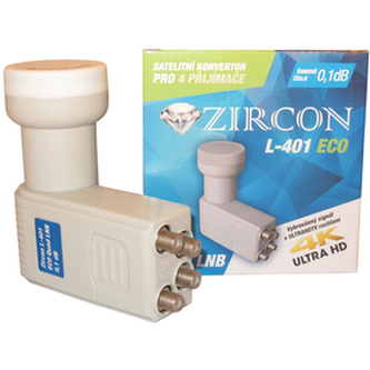Satelitní příslušenství ZIRCON L401 ECO QUAD LNB