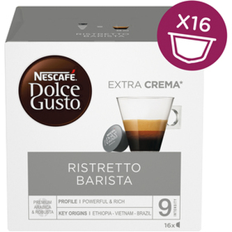Kapsle do kávovaru, 16 ks, NESCAFÉ "Dolce Gusto Ristretto Barista"
