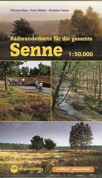 Radwanderkarte für die gesamte Senne 1 : 50 000