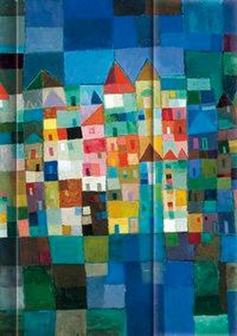 Premium Address Book Big AvantArt - Blue City