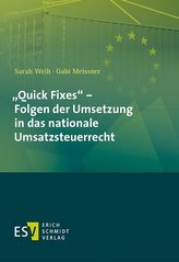Quick Fixes - Folgen der Umsetzung in das nationale Umsatzsteuerrecht