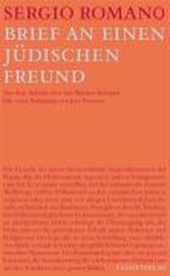 Brief an einen jüdischen Freund