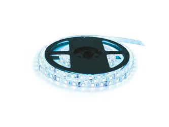 LED pásek 12V 5050  60LED/m IP65 max. 14.4W/m ice blue (cívka 5m) zalitý