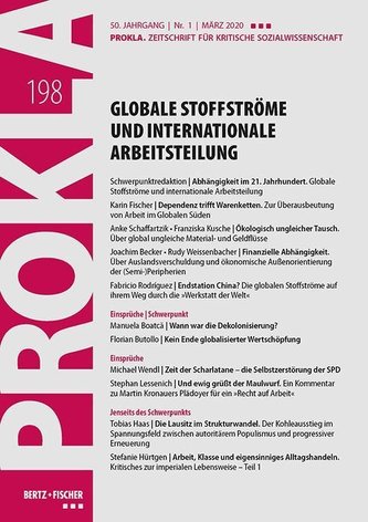 Globale Stoffströme und internationale Arbeitsteilung