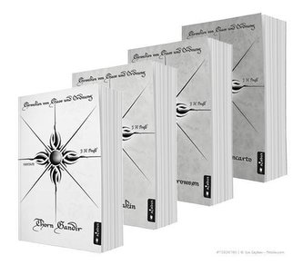 Chroniken von Chaos und Ordnung Band 1-4: Thorn Gandir / Telos Malakin / Bargh Barrowson / Lucretia L´Incarto. Der komplette ers