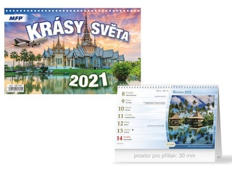 Krásy světa - stolní kalendář 2021