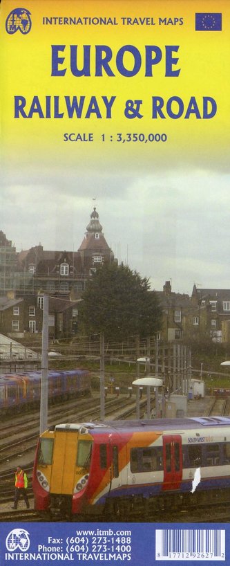 Europe Railway & Road 1:3 350 000