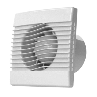 Ventilátor stěnový axiální BASIC 100 s časovým doběhem TES HACO 906