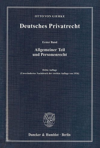 Deutsches Privatrecht 1