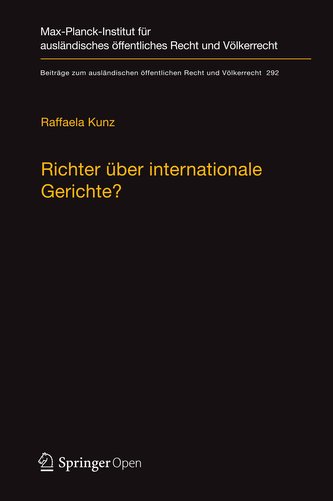 Richter über internationale Gerichte?