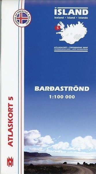Island Atlaskort 05 Bardaströnd 1:100.000