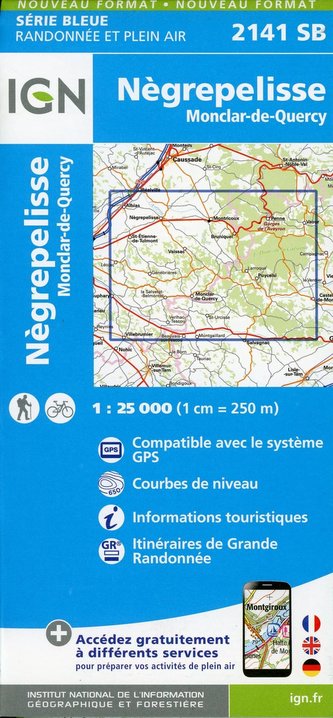 Nègrepelisse.Monclar-de-Quercy 1:25 000