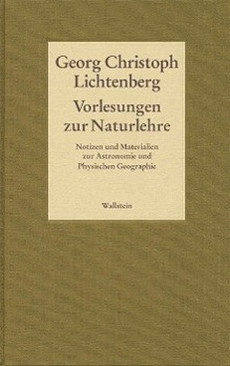 Gesammelte Schriften - Historisch-kritische und kommentierte Ausgabe 05. Vorlesungen zur Naturlehre