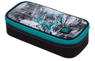 Bagmaster Školní penál CASE DIGITAL 20 B TURQUOISE/GRAY/BLACK