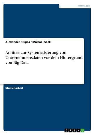 Ansätze zur Systematisierung von Unternehmensdaten vor dem Hintergrund von Big Data