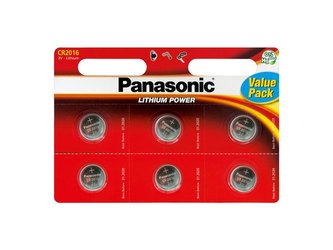 Baterie CR2016 PANASONIC lithiová 6BP