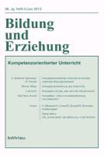 Bildung und Erziehung 66,2. Kompetenzorientierter Unterricht