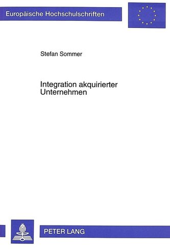 Integration akquirierter Unternehmen