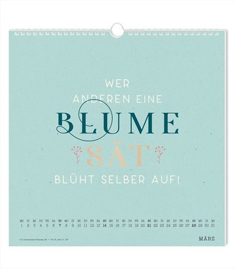 Wandkalender 2021 Das Leben