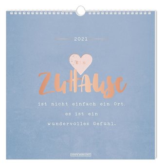 Wandkalender 2021 Gib nie etwas auf...
