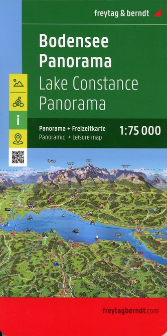Bodensee Panorama, Freizeitkarte 1:75.000