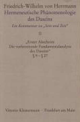 Hermeneutische Phänomenologie des Daseins 2