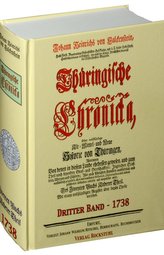 Thüringische Chronicka 1738 - Des Zweyten Buchs Anderer Theil (3 von 3)  [Thüringen Chronik]