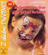 Mažovanie na tvár glitrovými farbami