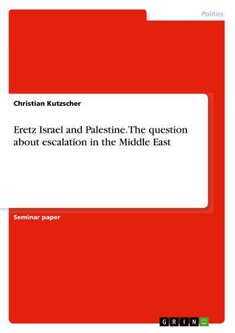 Eretz Israel and Palestine. The question about escalation in the Middle East