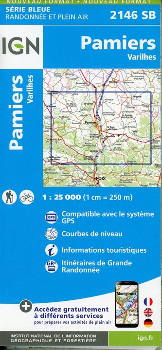Pamiers-Varilhes 1:25 000