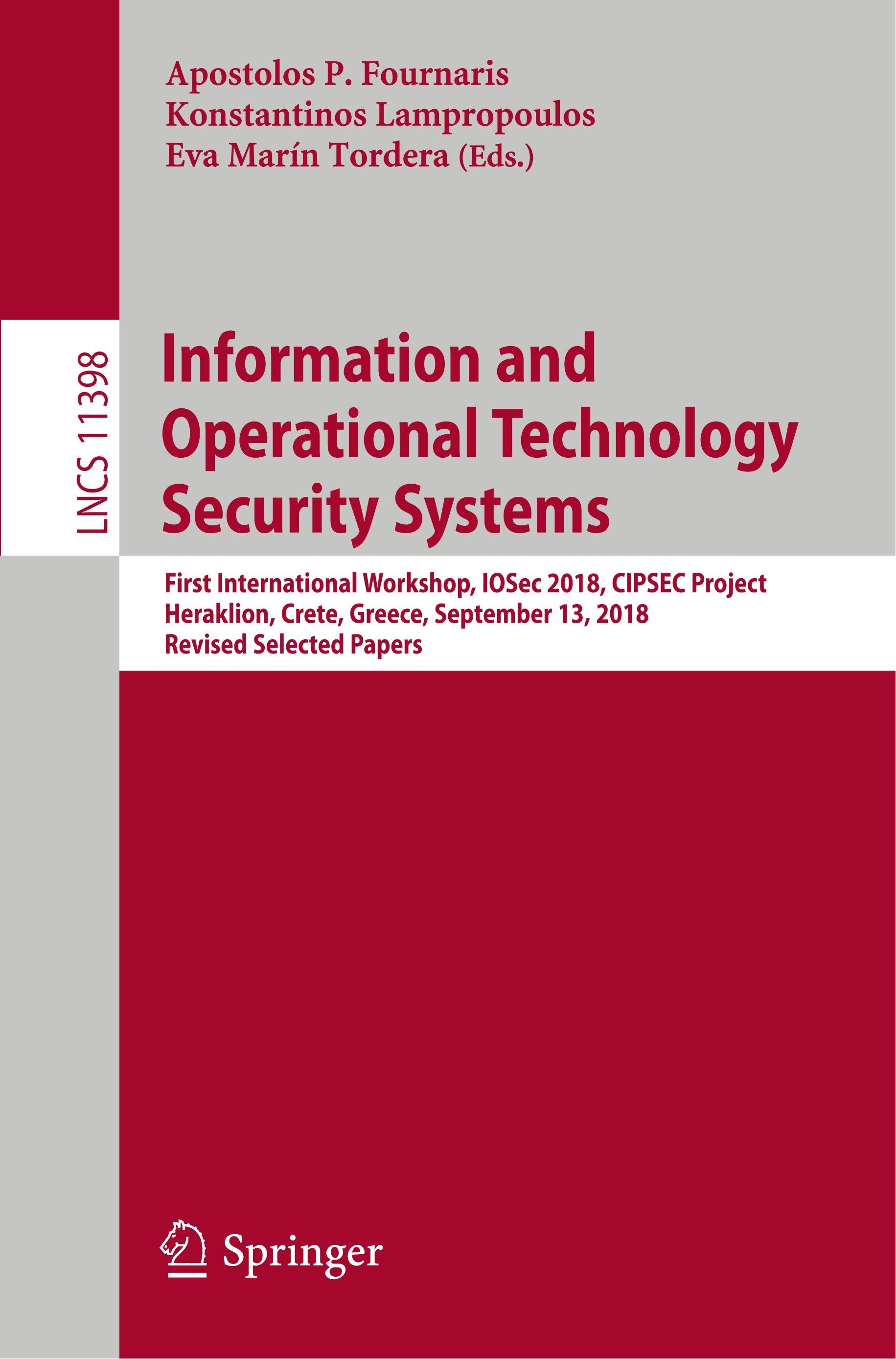 Information And Operational Technology Security Systems Fournaris Apostolos P Megaknihy Cz - roblox top role playing games anglickÃ¡ kniha