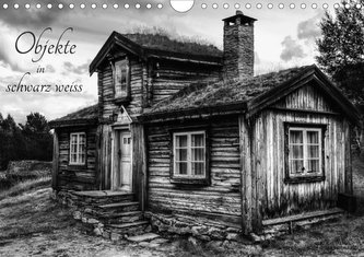 Objekte in schwarz weiss (Wandkalender 2021 DIN A4 quer)