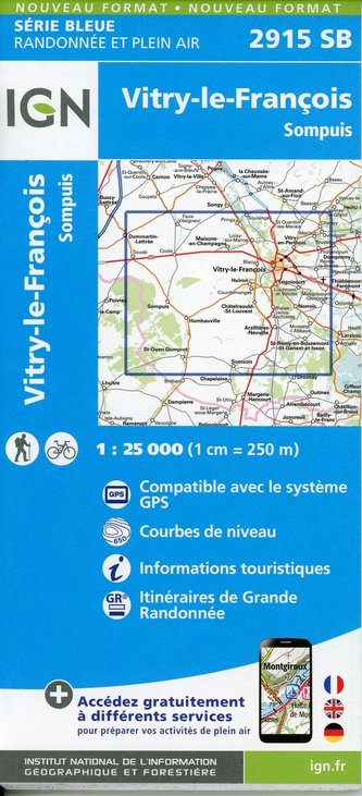 Vitry-le-François-Sompuis 1:25 000 Vitry-le-François-Sompuis 1:25 000