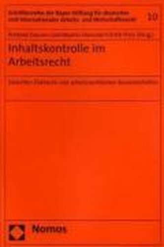 Inhaltskontrolle im Arbeitsrecht