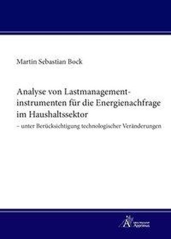 Analyse von Lastmanagementinstrumenten für die Energienachfrage im Haushaltssektor - unter Berücksichtigung technologischer Verä