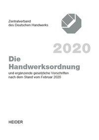 Die Handwerksordnung 2020